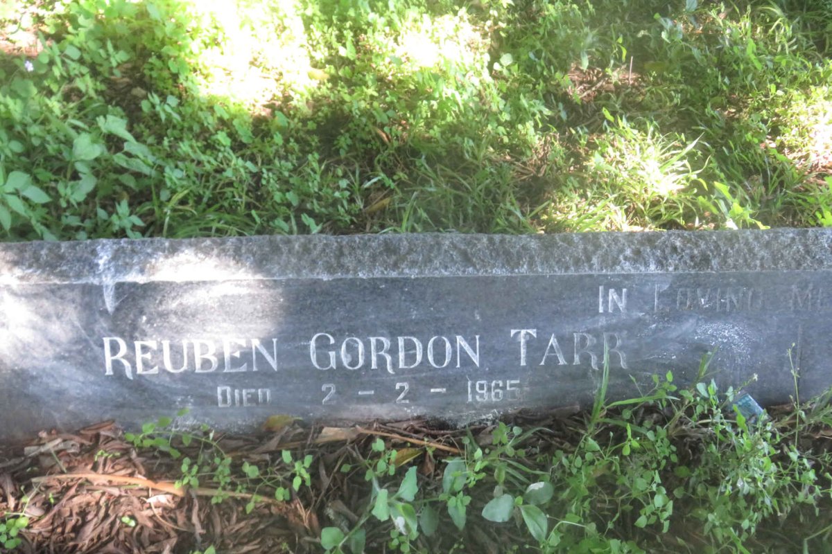 TARR Reuben Gordon -1965 &amp; Jane QUAIL -1973