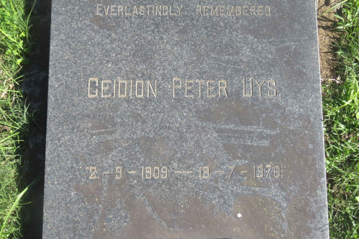 UYS Geidion Peter 1909-1976