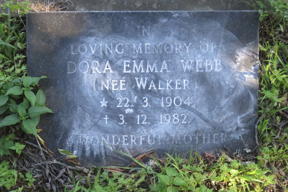 WEBB Dora Emma nee WALKER 1904-1982