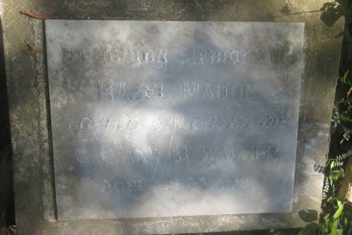 WALKER Hazel Maud