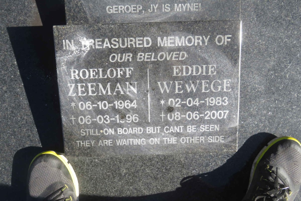 ZEEMAN Roeloff 1964-1996 :: WEWEGE Eddie 1983-2007