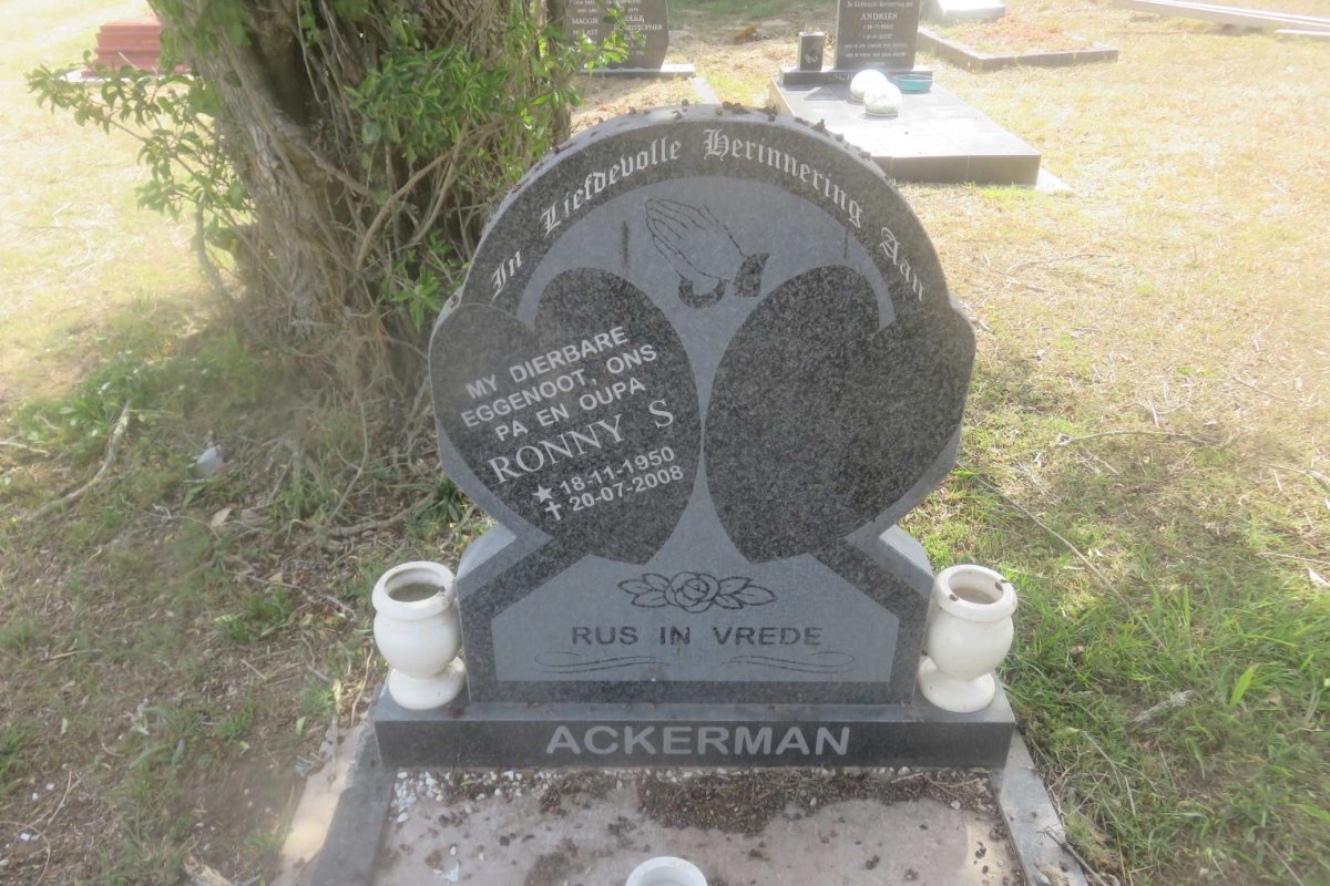 ACKERMAN Ronny S. 1950-2008