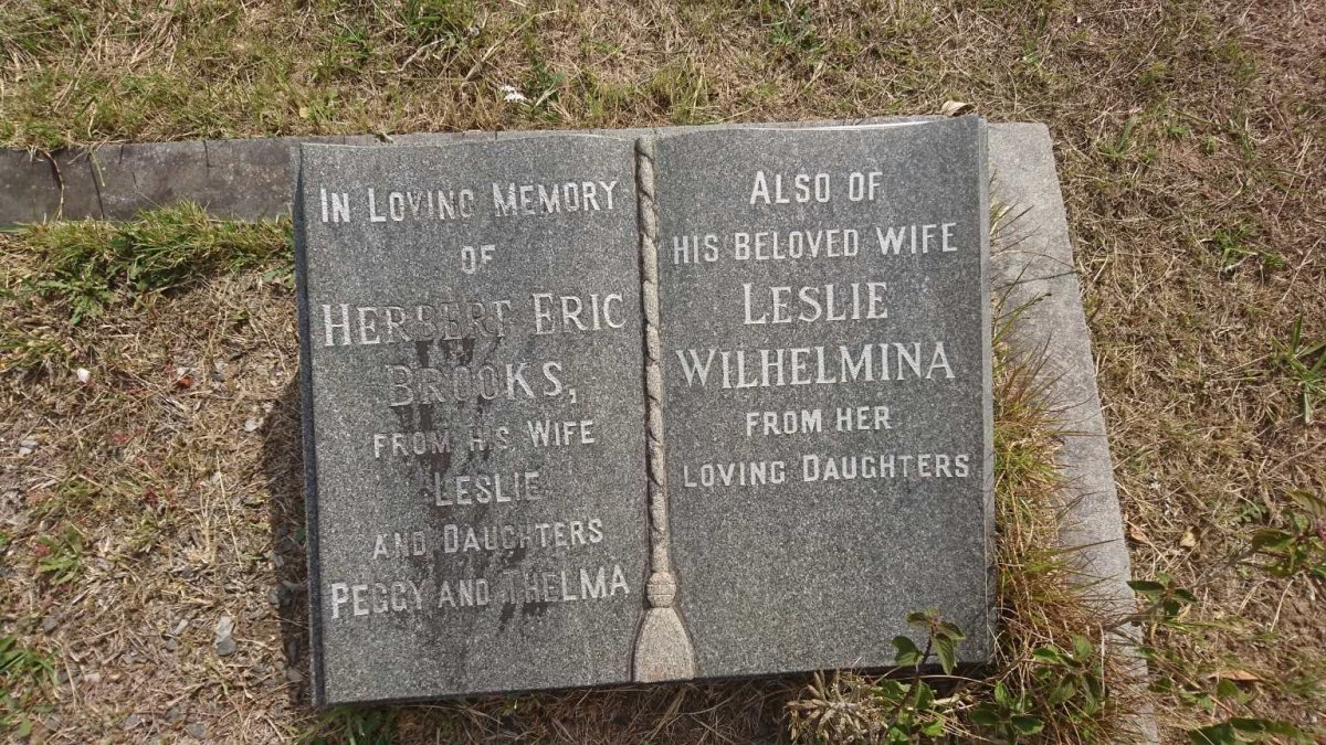 BROOKS Herbert Eric &amp; Leslie Wilhelmina