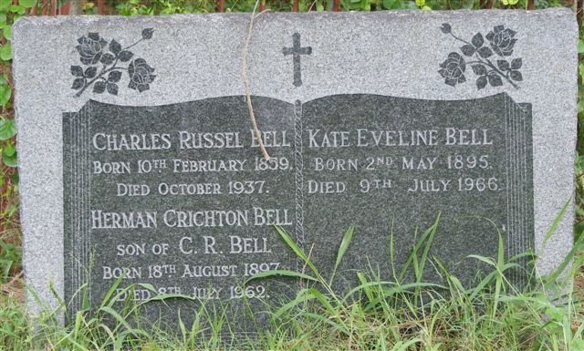 BELL Charles Russel 1859-1937 :: BELL Kate Eveline 1895-1966 :: BELL Herman Crighton 1897-1962