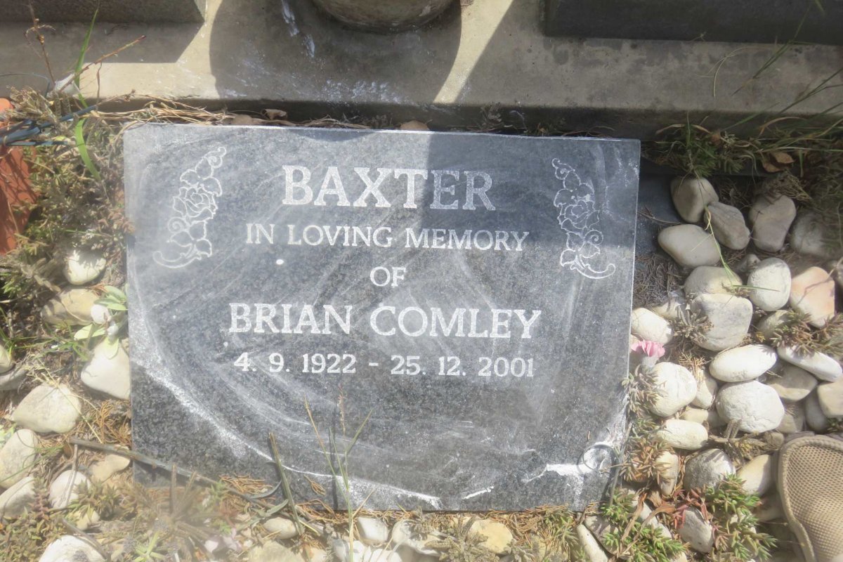 BAXTER Brian Comley 1922-2001