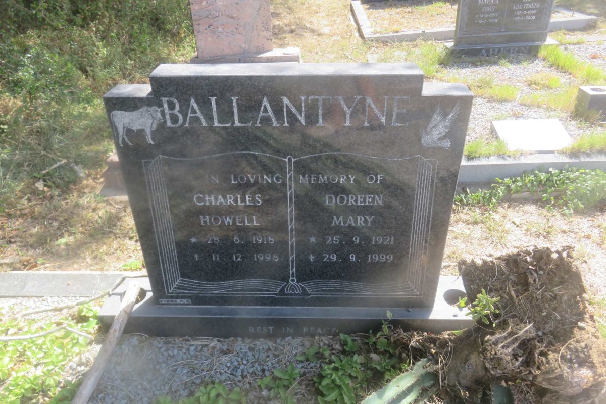 BALLANTYNE Charles Howell 1918-1998 &amp; Doreen Mary 1921-1999