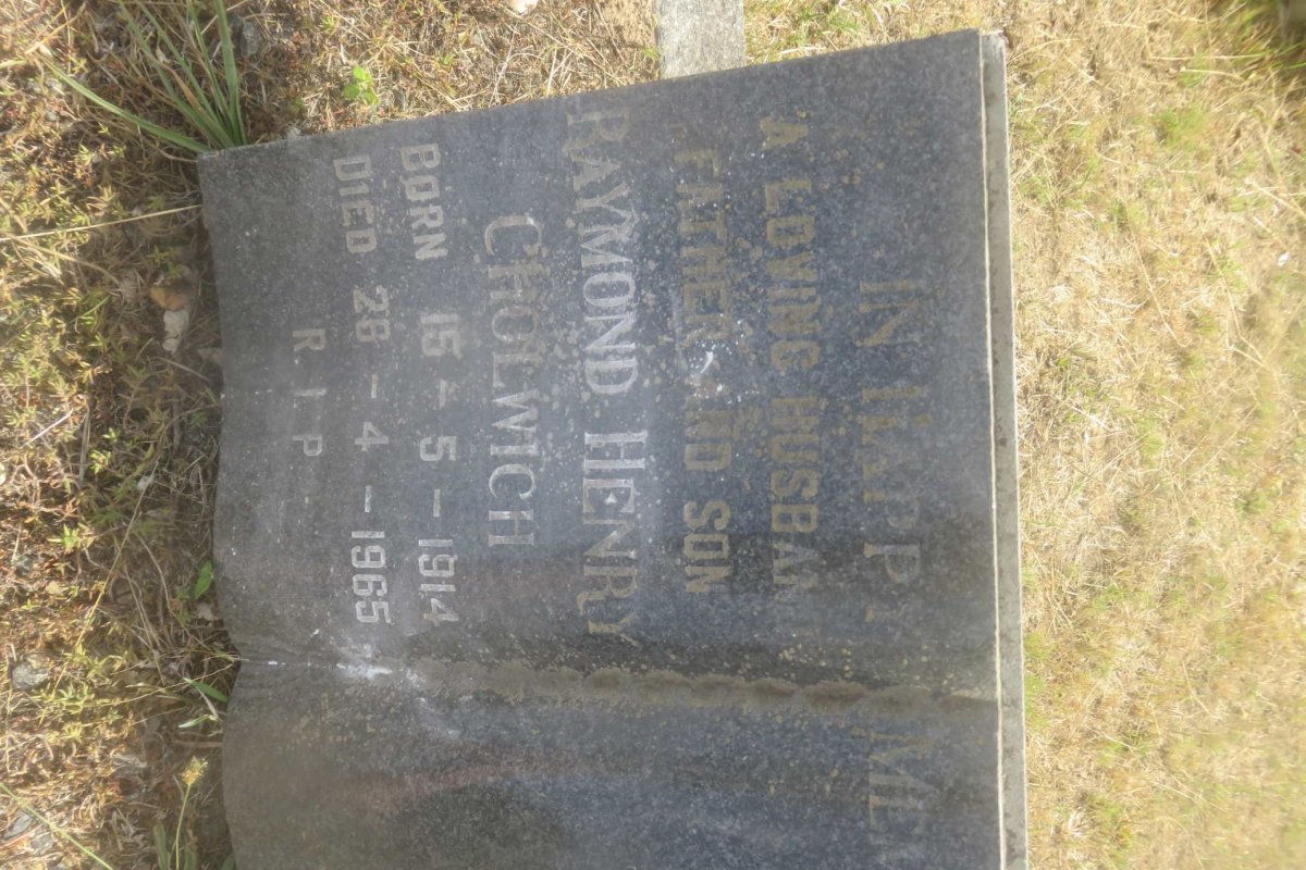 CHOLWICH Raymond Henry 1914-1965