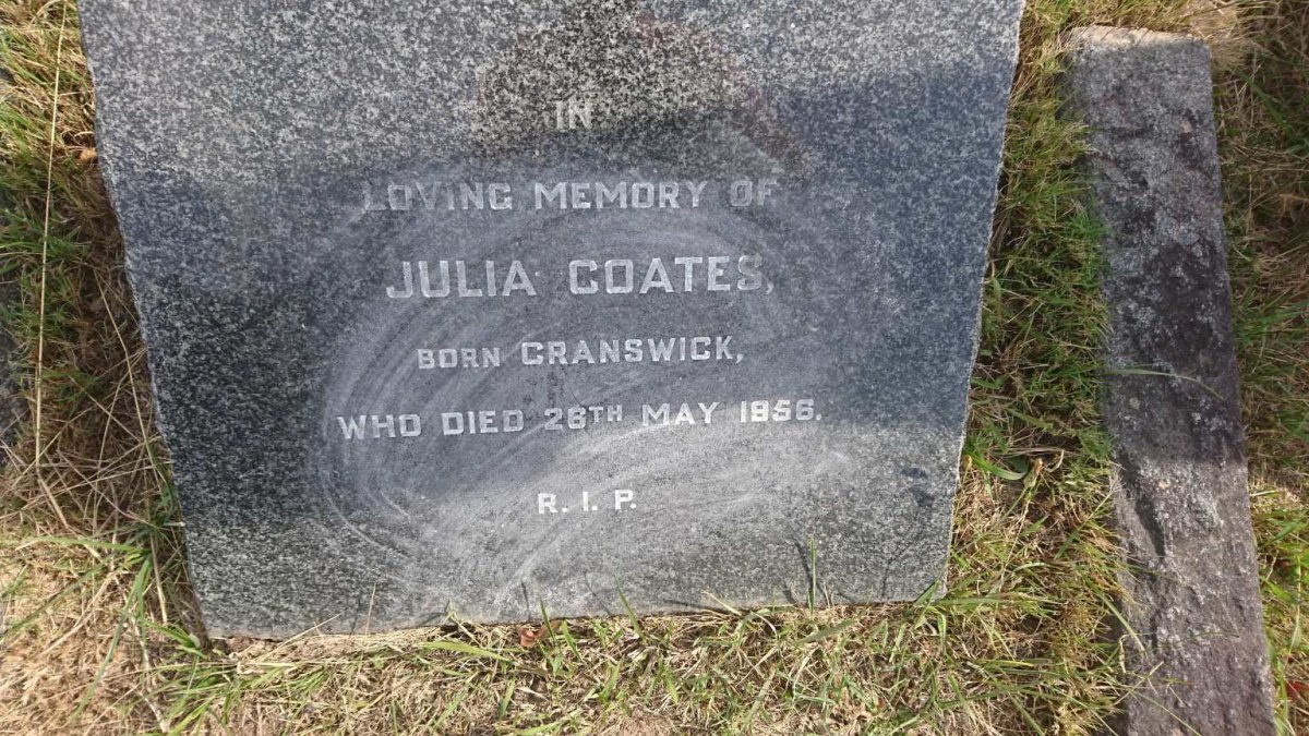 COATES Julia nee GRANSWICK -1956
