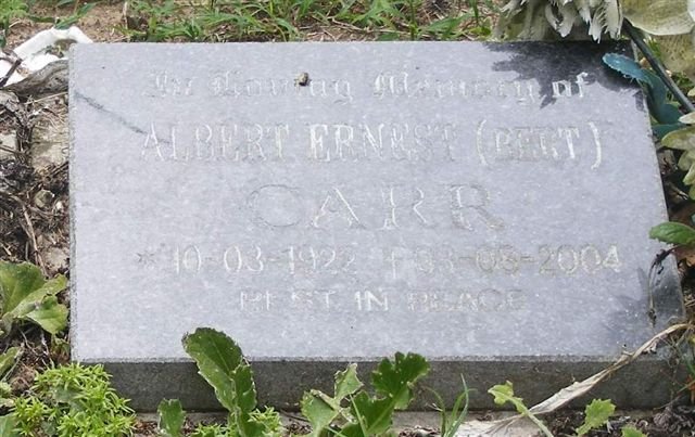 CARR Albert Ernest 1922-2004