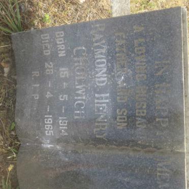 CHOLWICH Raymond Henry 1914-1965