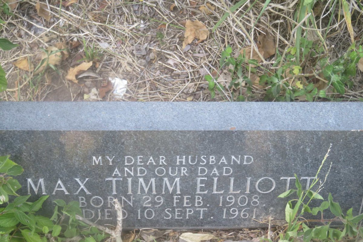 ELLIOTT Max Timm 1908-1961