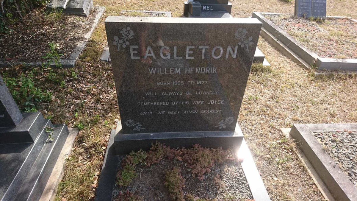 EAGLETON Willem Hendrik 1905-1977