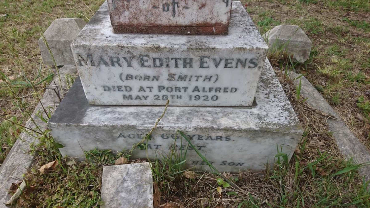 EVENS Mary Edith nee SMITH -1920