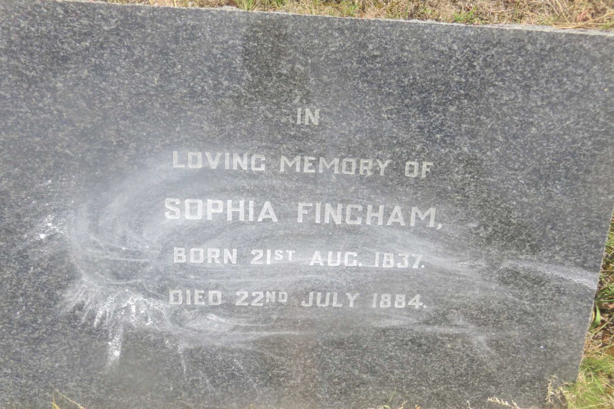FINCHAM Sophia 1837-1884