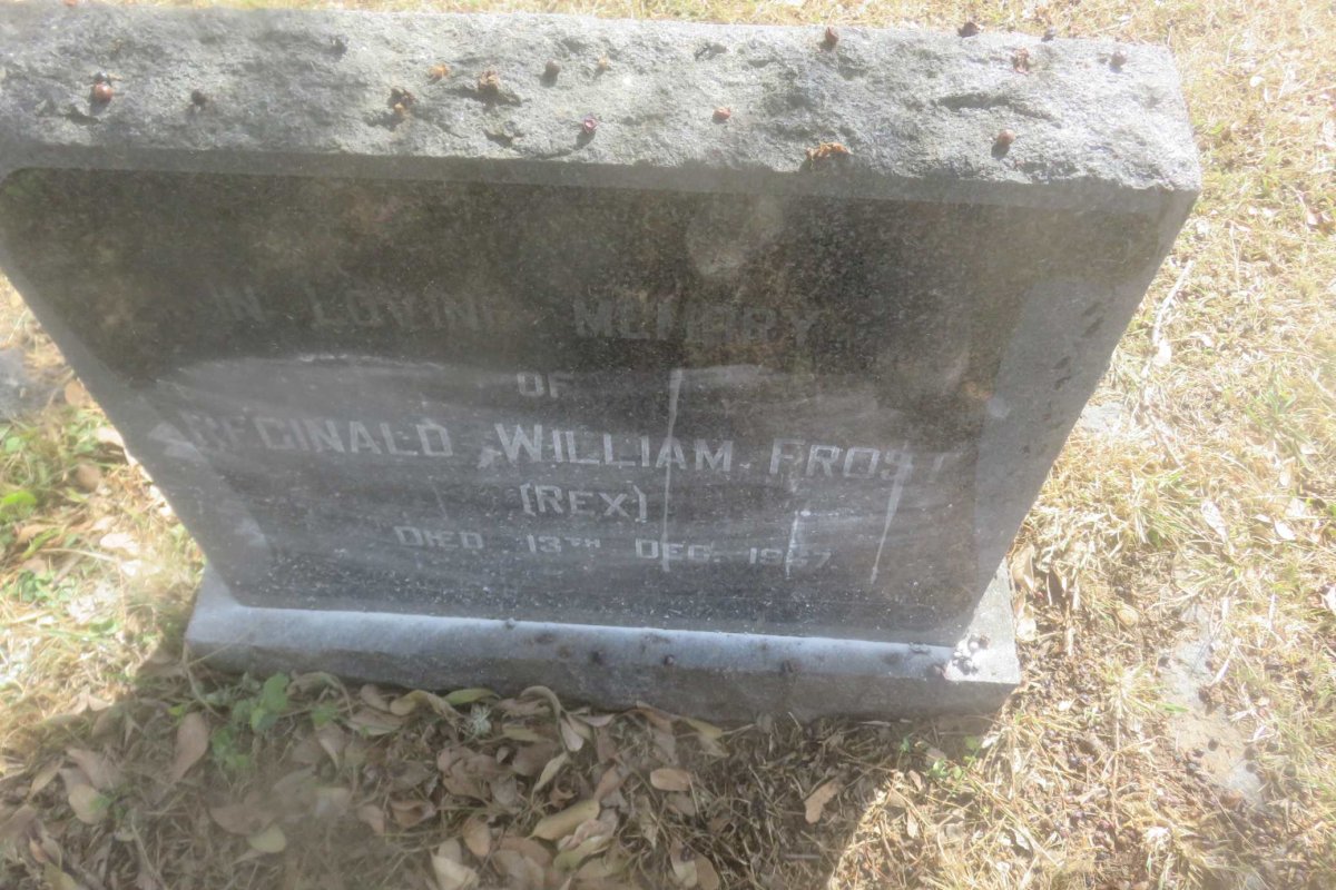 FROST Reginald William -19?7