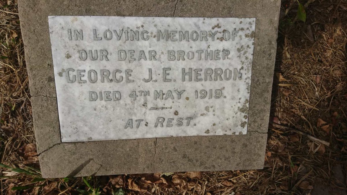 HERRON George J.E. -1919