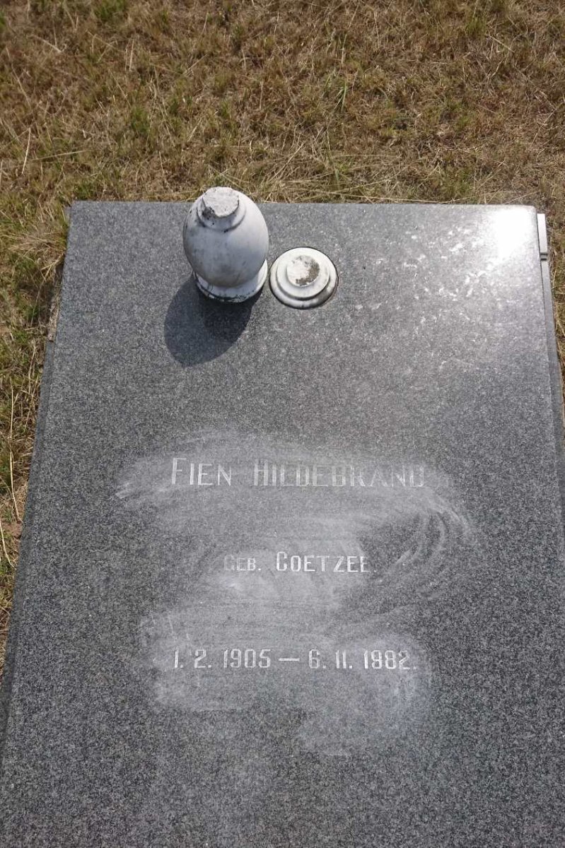 HILDEBRAND Fien nee COETZEE 1905-1982