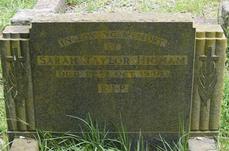 HIGHAM Sarah Taylor -1954