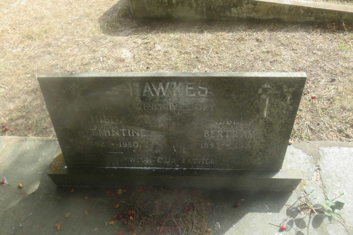 HAWKES Albert Bertram 1893-197? &amp; Hilda Clementine 1892-1980