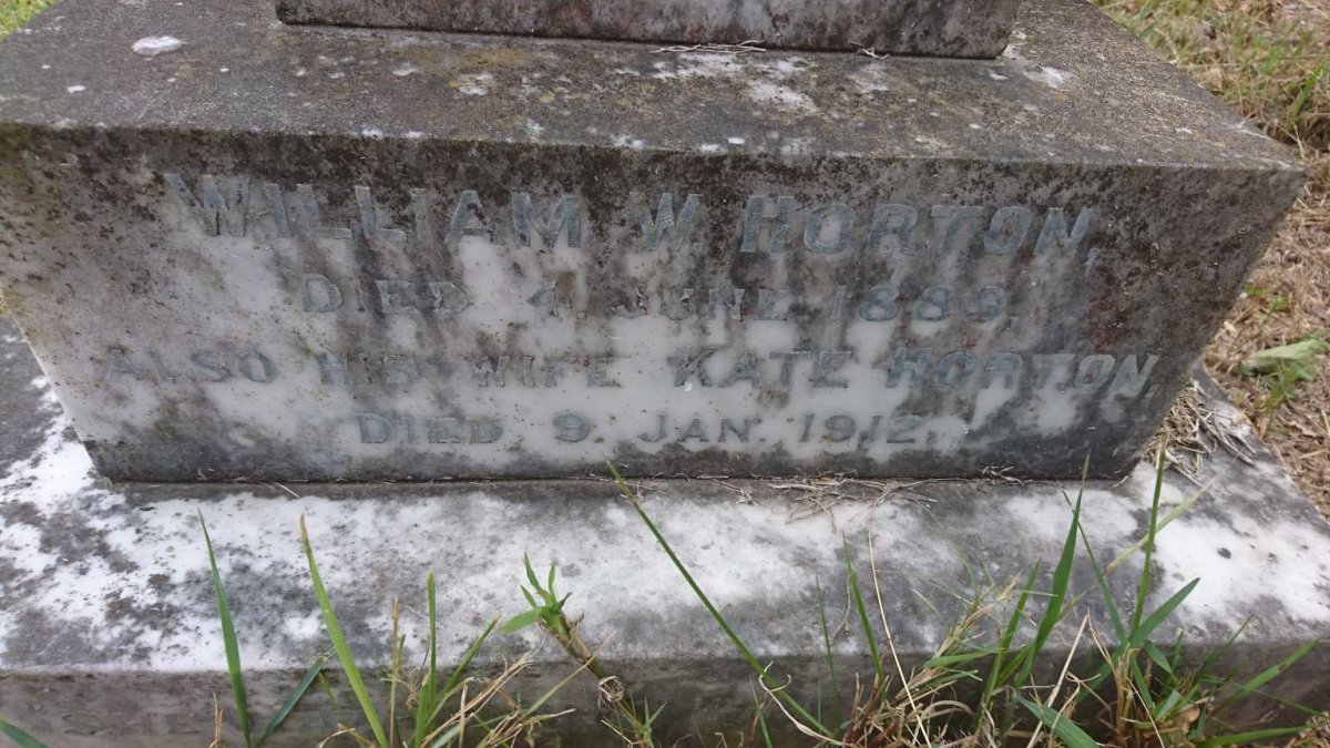 HORTON William W. 1889 &amp; Kate -1912