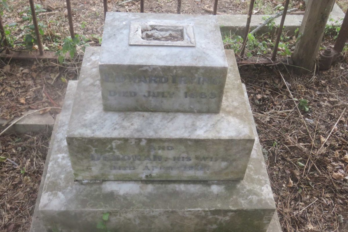 IRVING Edward -1863 &amp; Deborah -1921