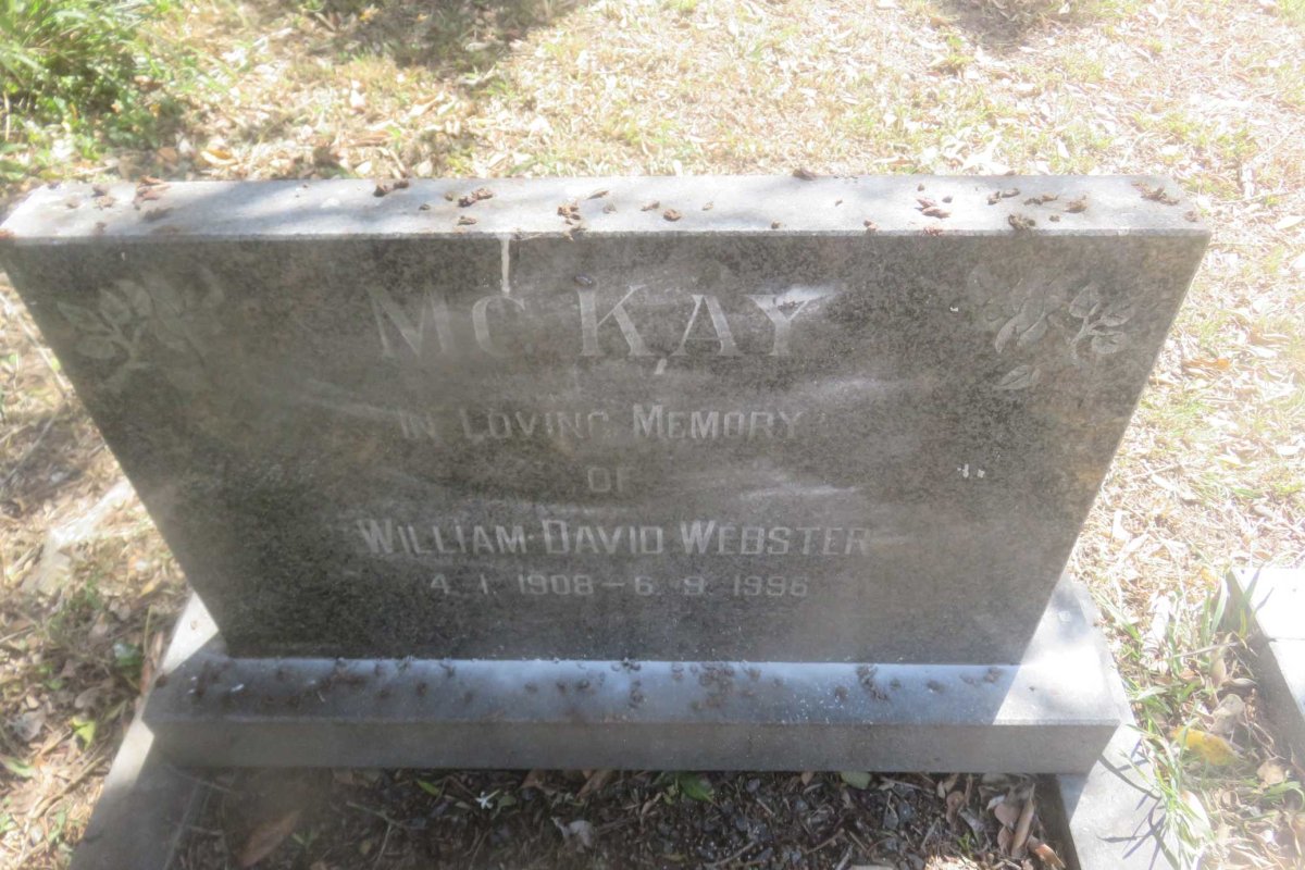 McKAY William David Webster 1908-1996