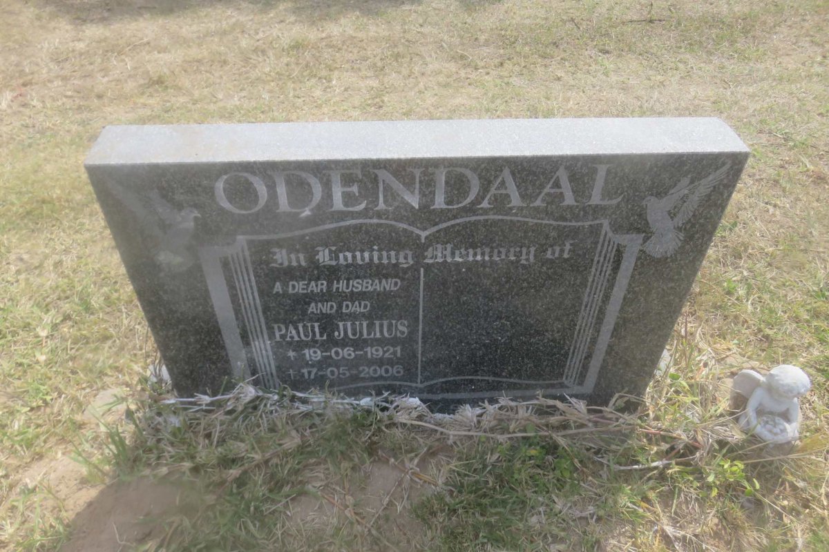 ODENDAAL Paul Julius 1921-2006