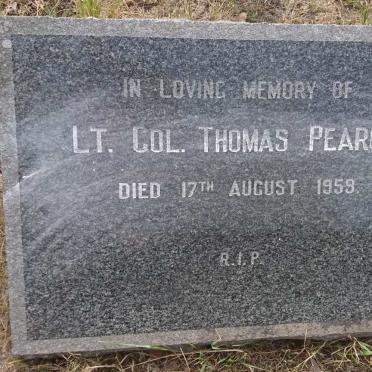 PEARCE Thomas -1959 &amp; Clementine Antoinette Natalie -1972 
