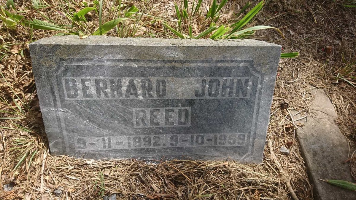 REED Bernard John 1892-1959