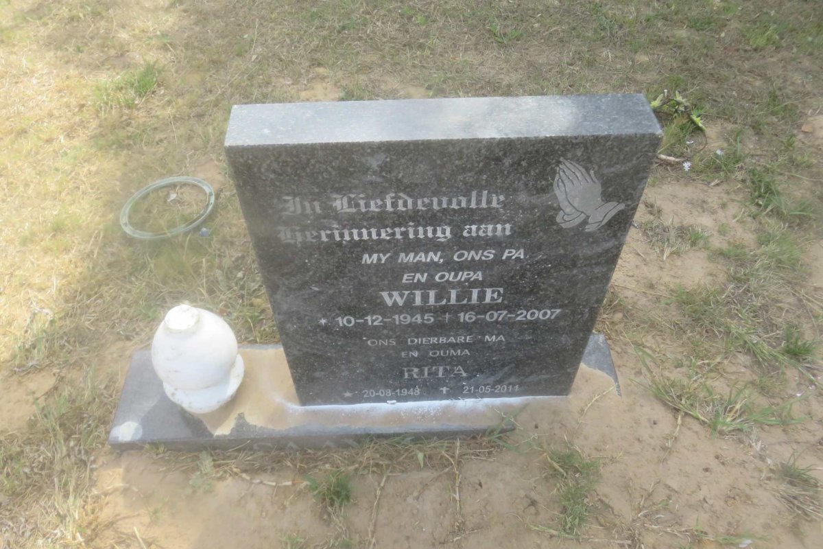 SAAYMAN Willie 1945-2007 &amp; Rita 1948-2011