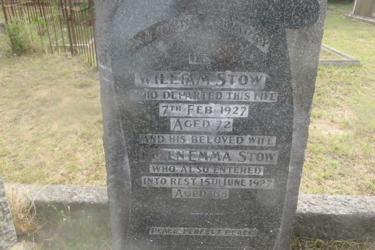 STOW William -1927 &amp; Ellen Emma -1927