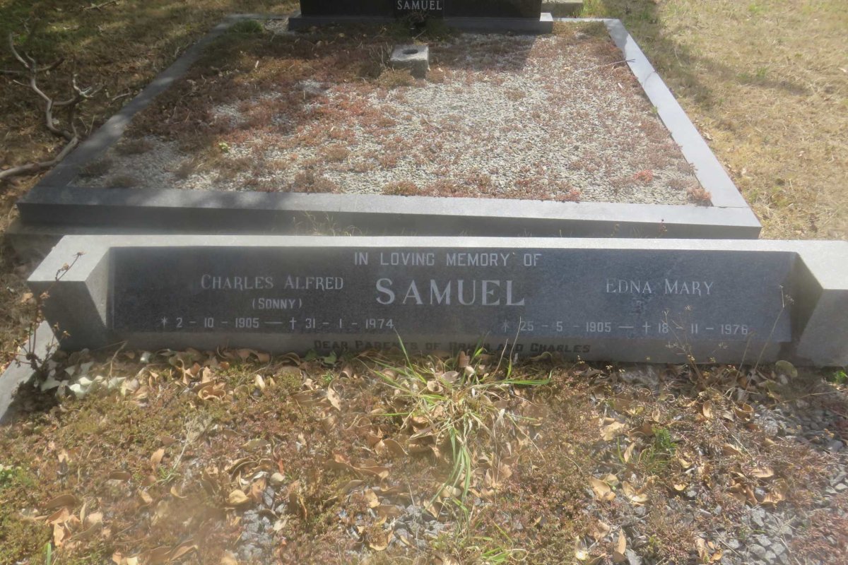 SAMUEL Charles Alfred 1905-1974 &amp; Edna Mary 1905-1976