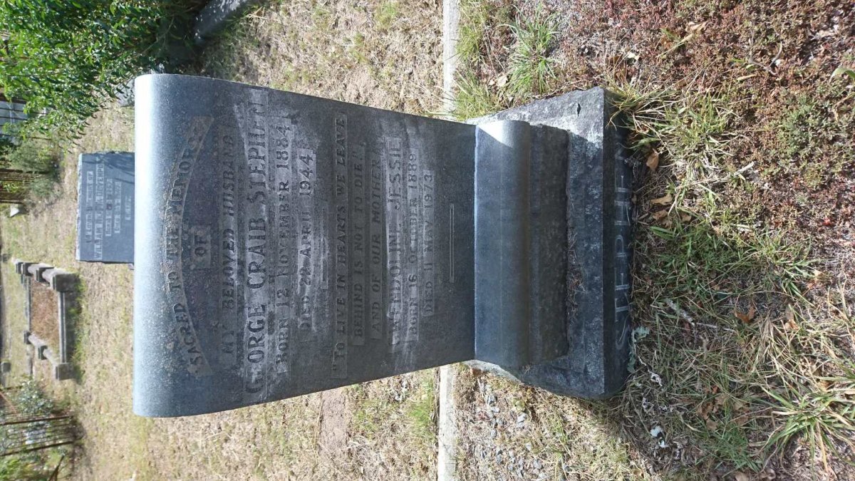 STEPHEN George Craib 1884-1944 &amp; Gwendoline Jessie 1889-1973