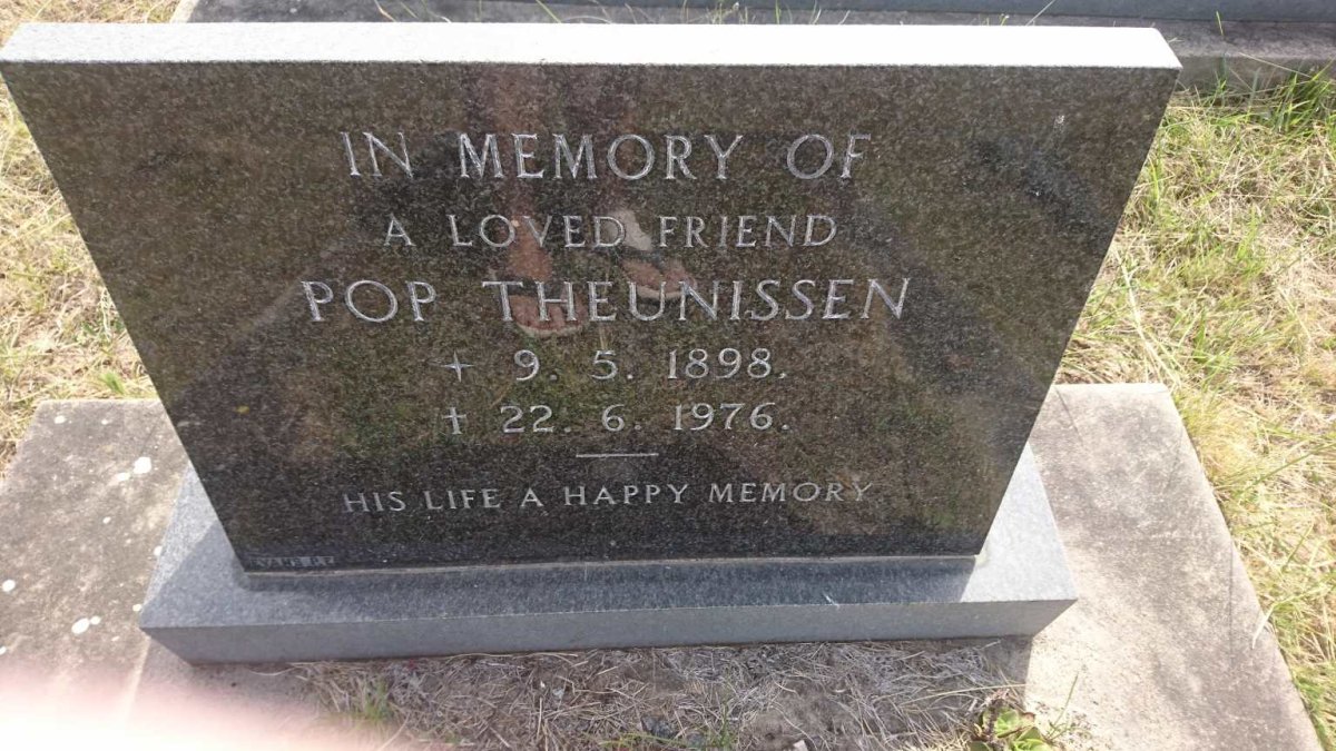 THEUNISSEN Pop 1898-1976