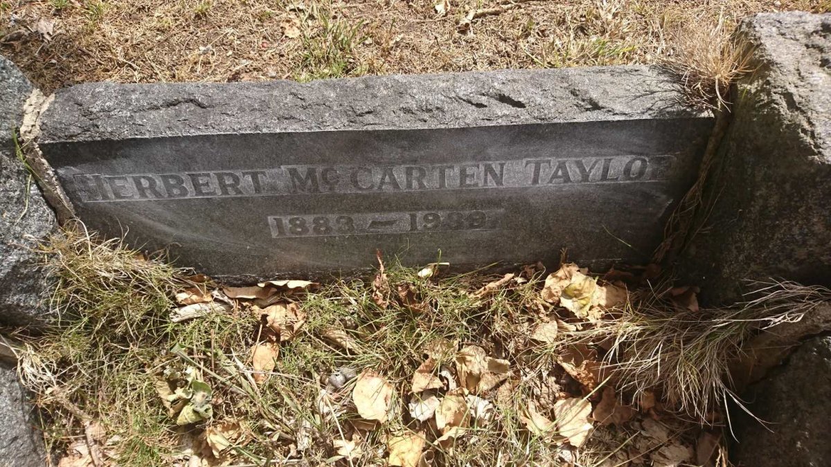 TAYLOR Herbert McCarten 1883-1989