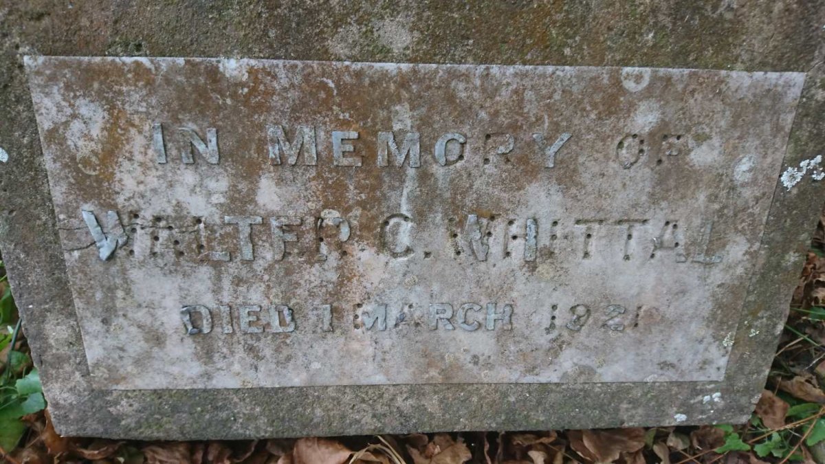 WHITTAL Walter C. -1921