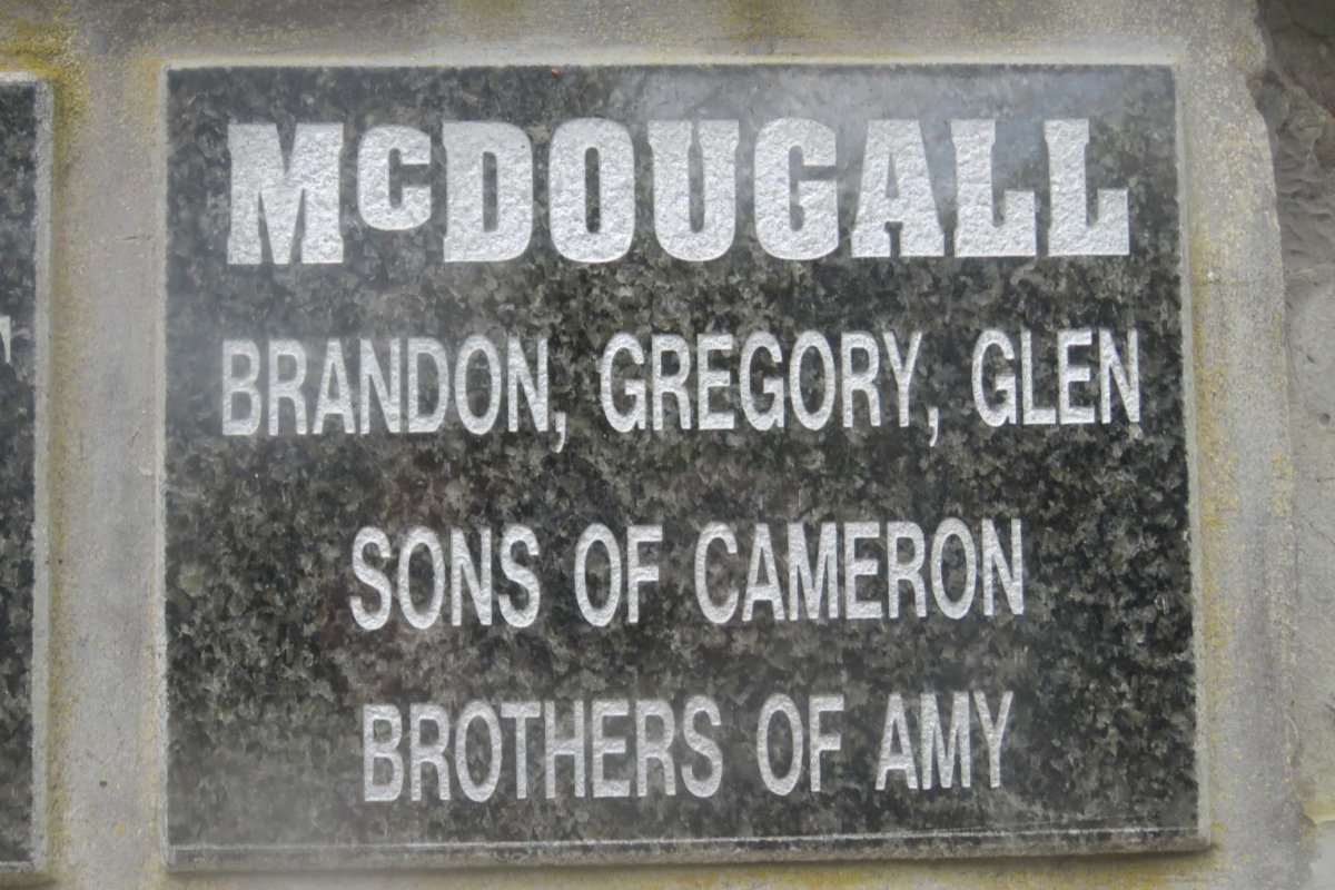 McDOUGALL Brandon :: McDOUGALL Gregory :: McDOUGALL Glen