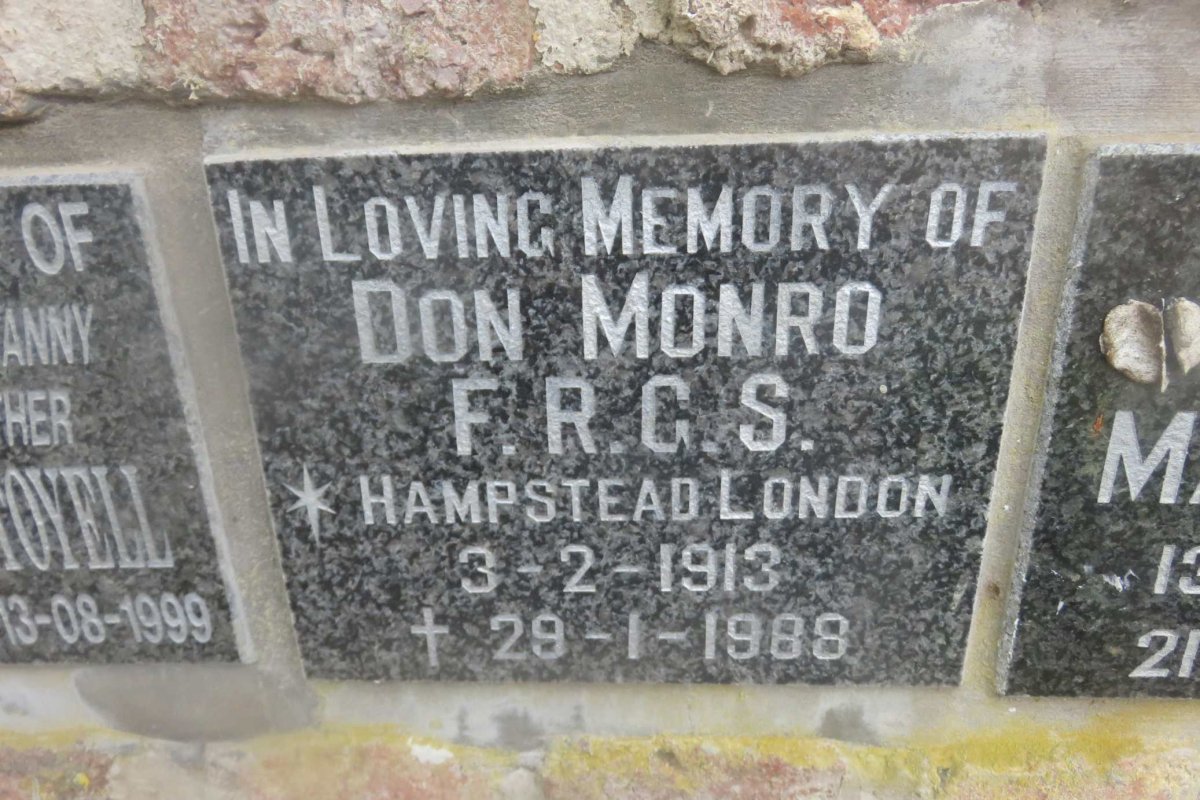 MONRO Don 1913-1988