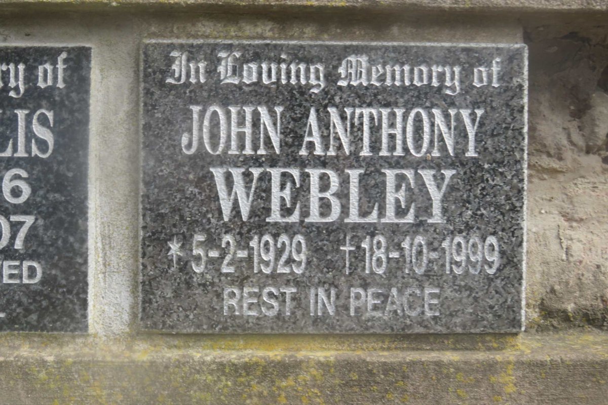WEBLEY John Anthony 1929-1999
