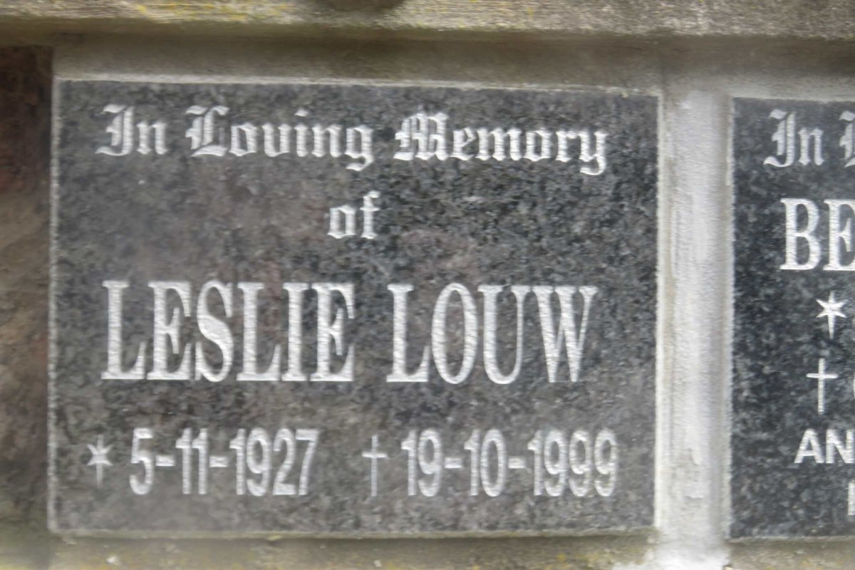 LOUW Leslie 1927-1999