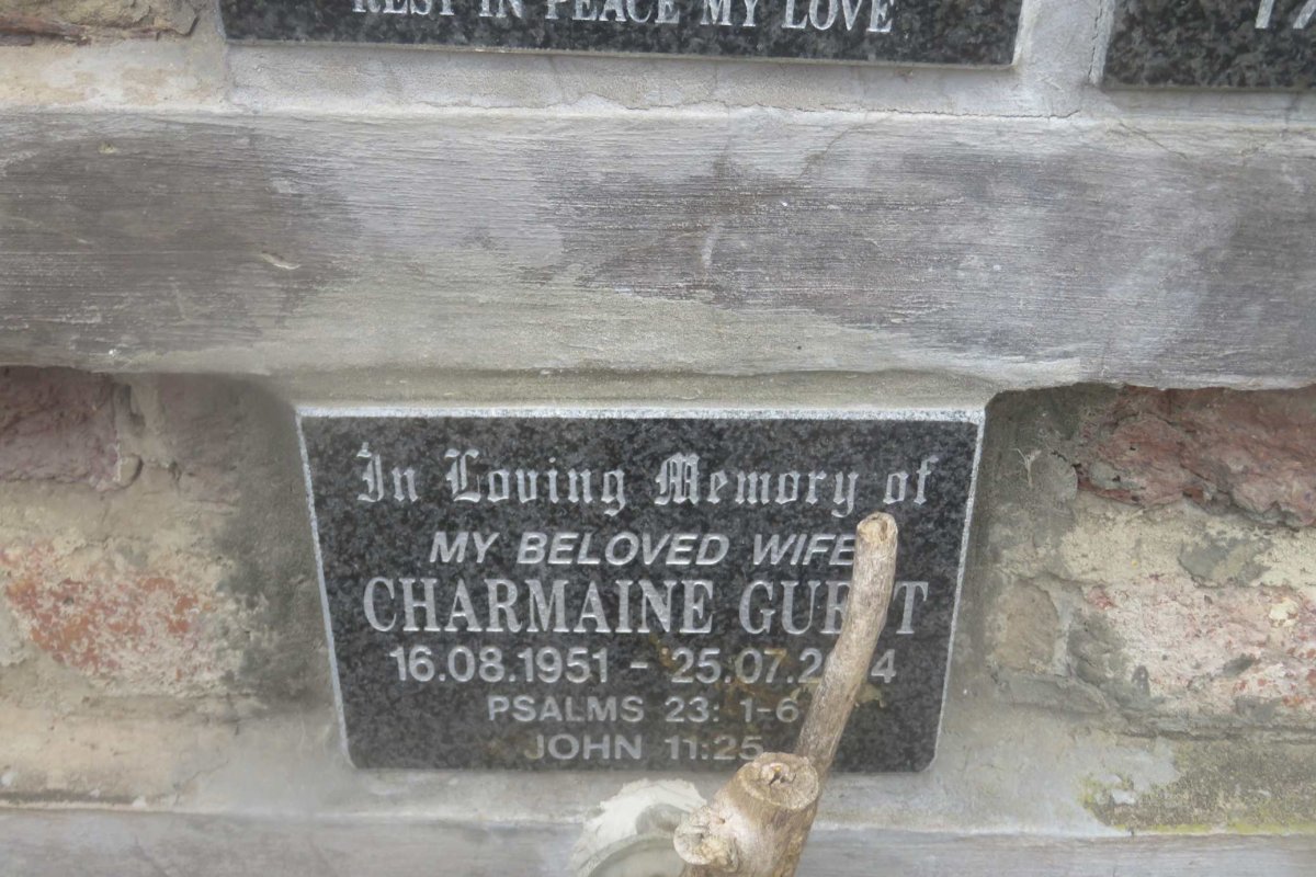 GUEST Charmaine 1951-2014