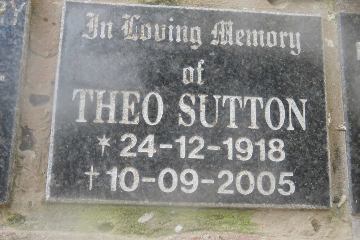 SUTTON Theo 1918-2005