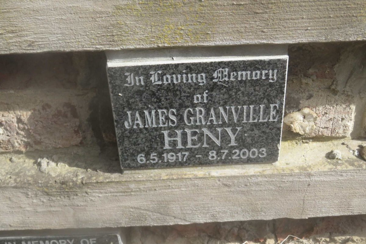 HENY James Granville 1917-2003