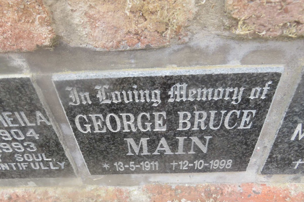 MAIN George Bruce 1911-1998 
