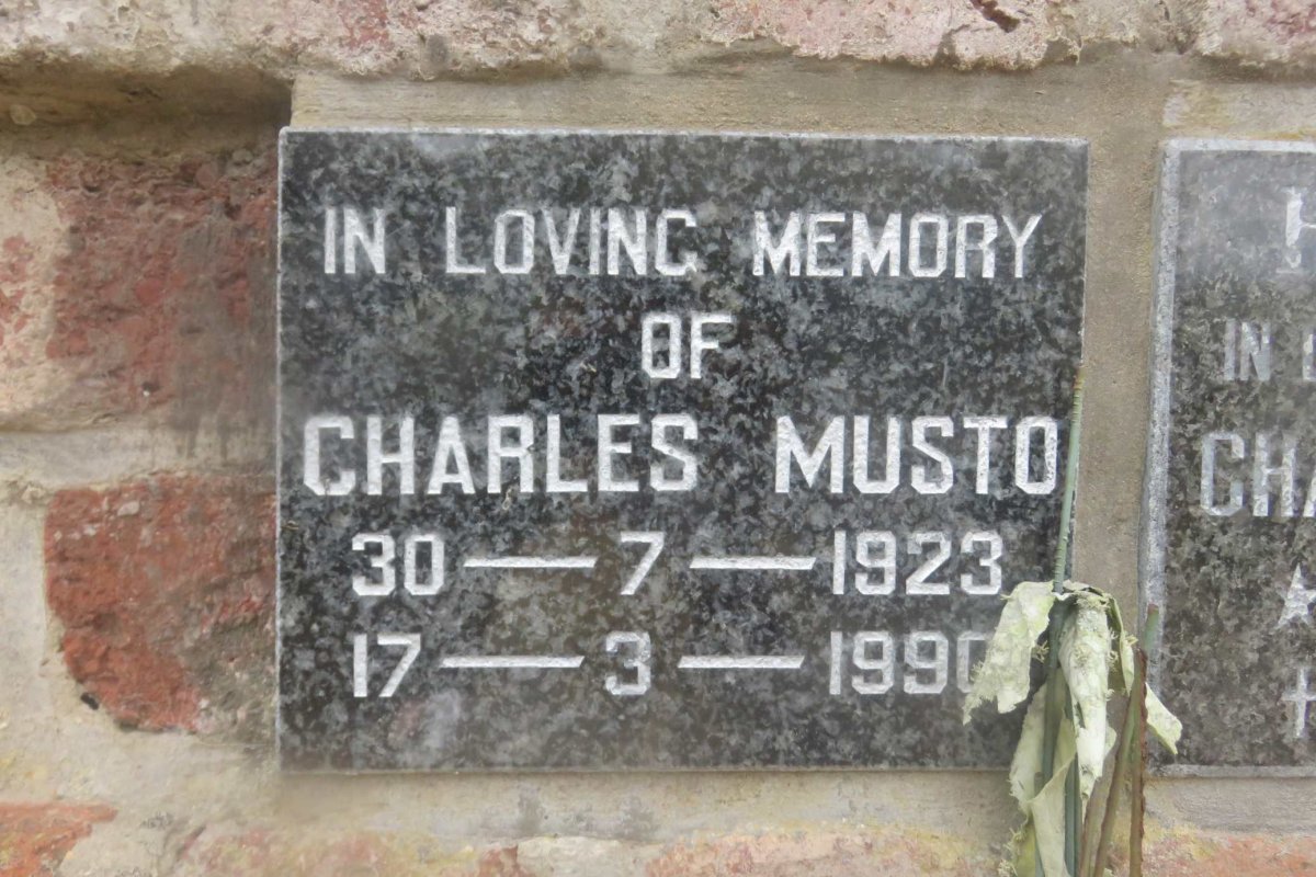 MUSTO Charles 1923-1990
