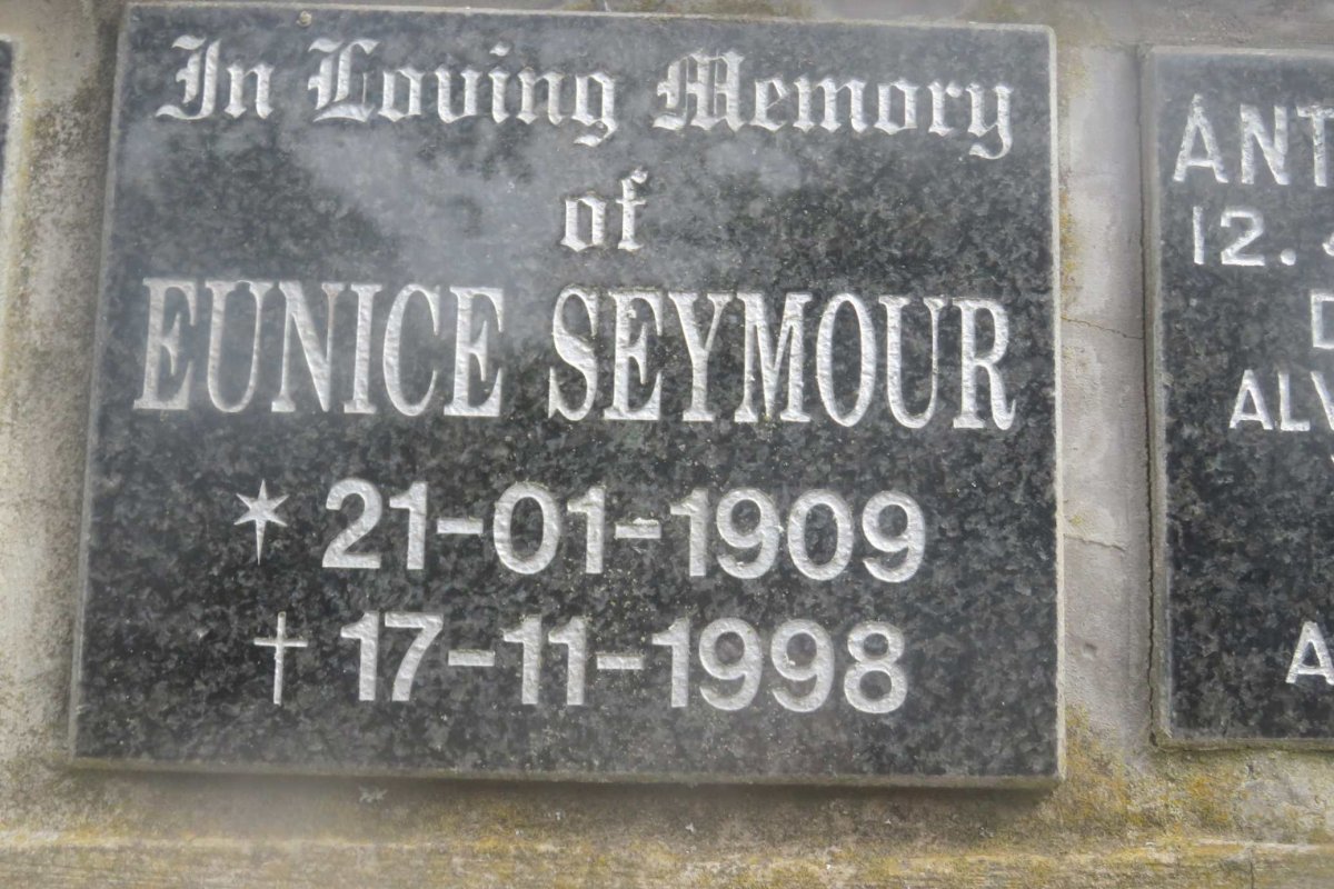 SEYMOUR Eunice 1909-1998