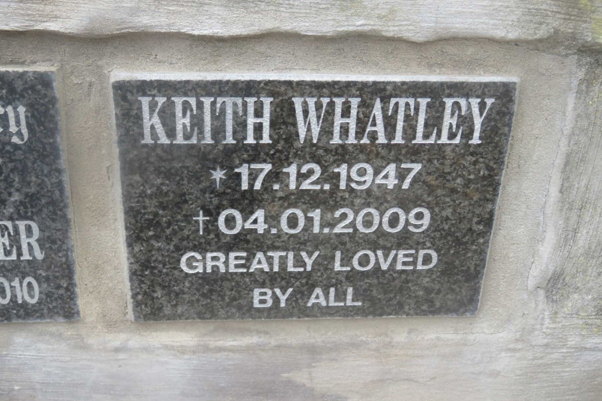 WHATLEY Keith 1947-2009