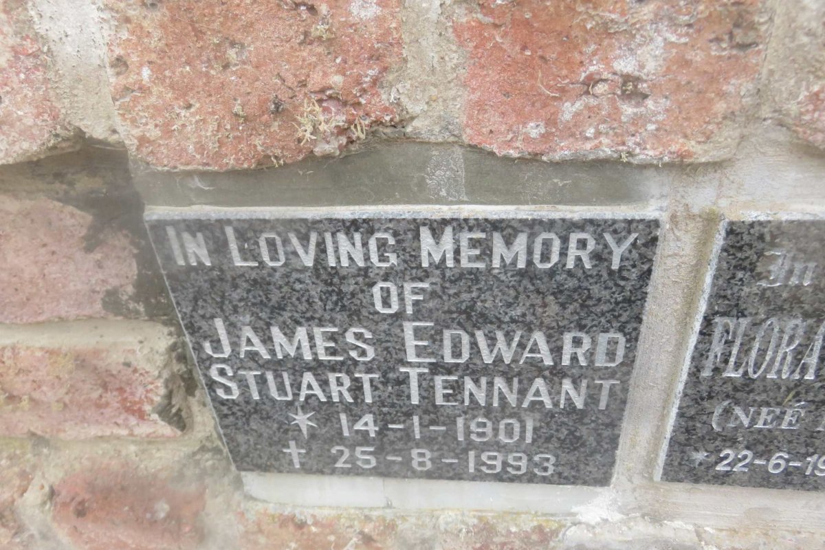 TENNANT James Edward Stuart 1901-1993 