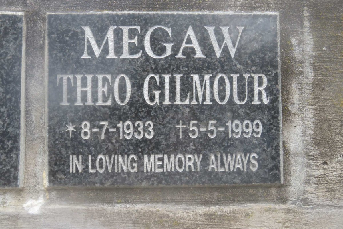 MEGAW Theo Gilmour 1933-1999