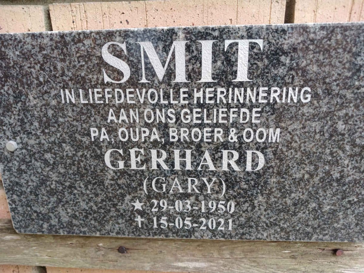 SMIT Gerhard 1950-2021